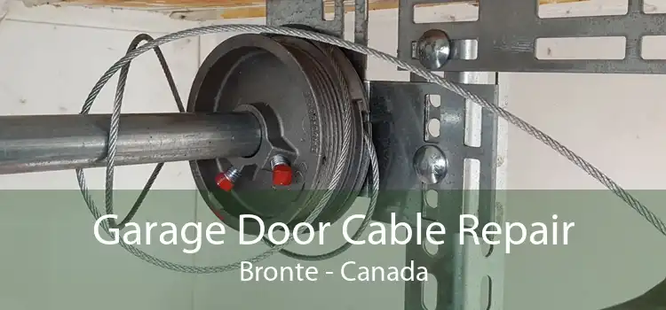 Garage Door Cable Repair Bronte - Canada