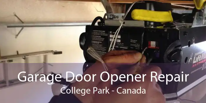 Garage Door Opener Repair College Park - Canada